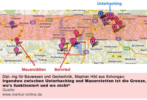 Eingeschränktes Erschließungspotential für Geothermie-Kraftwerke im Bayerischen Molassebecken
